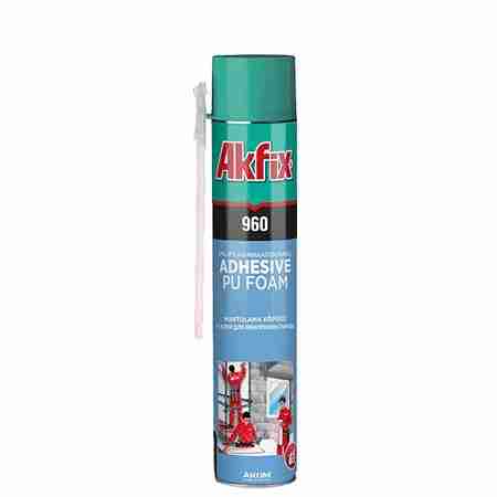 Клей-пена бытовая Akfix 960 800мл (всесезонная)