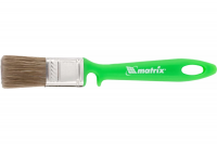 Кисть плоская Matrix Color line "По дереву"  25мм, пластиковая (зеленая), смешанная щетина