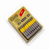 Биты Sila Pro PH2х50мм, торсионные, сталь S2, намагничены ( 10шт )