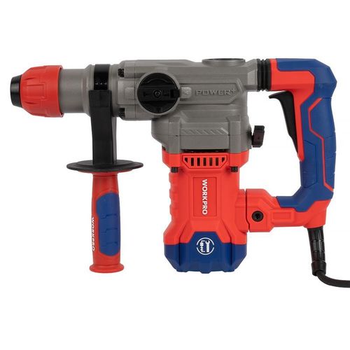 Перфоратор электрический WorkPro 1500Вт, 50/60Гц, 920об/мин, 5,5Дж, D сверла до 32мм