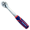 Ключ-трещетка WorkPro/PRO 3/8", 72Т, Cr-Mo, 2-х комп. рукоятка
